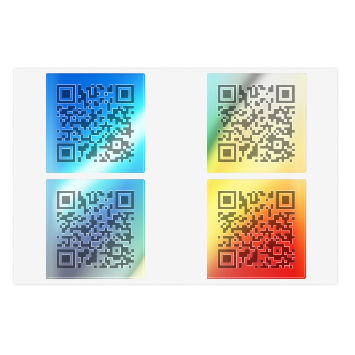 RIck Roll QR Code Stickers