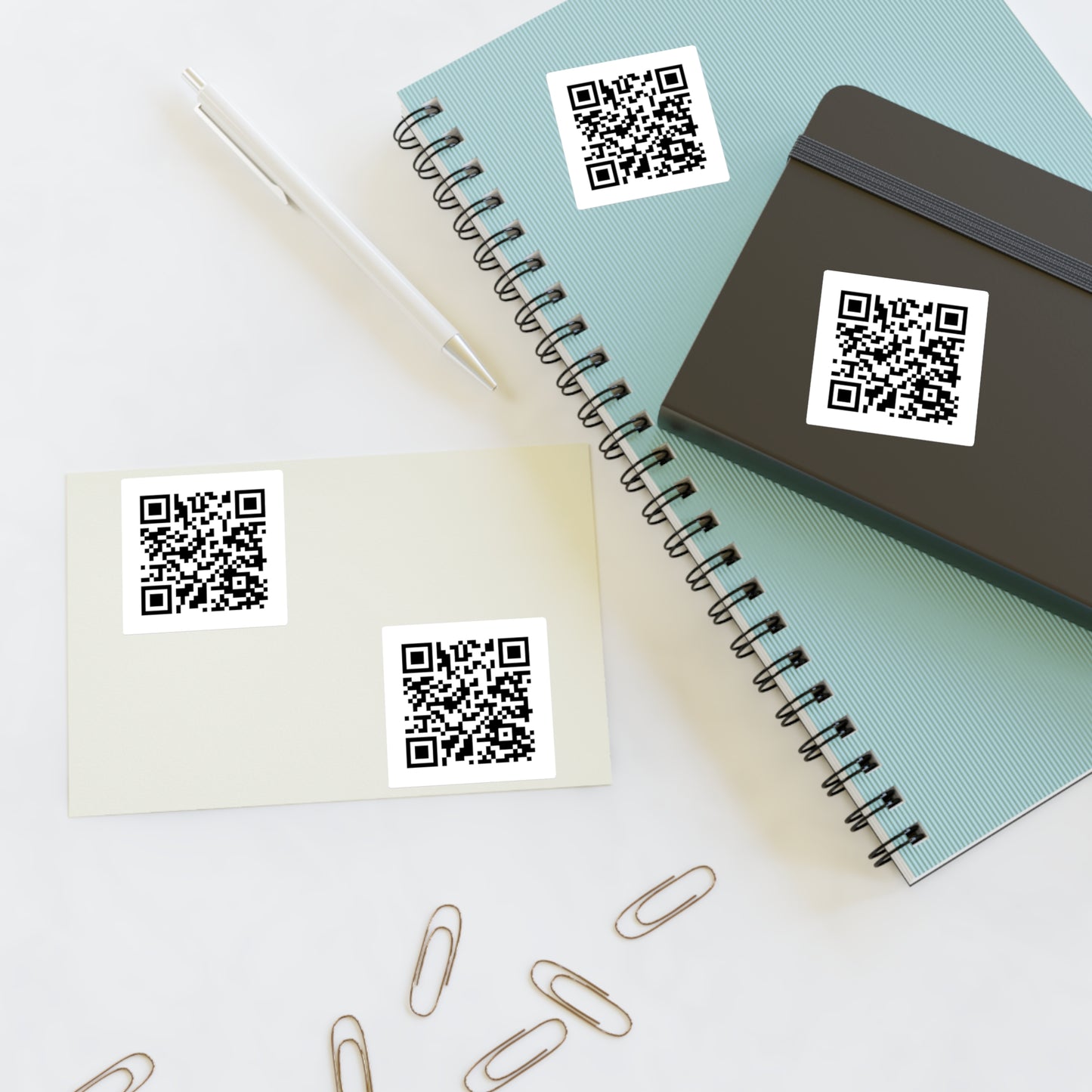 RIck Roll QR Code Stickers