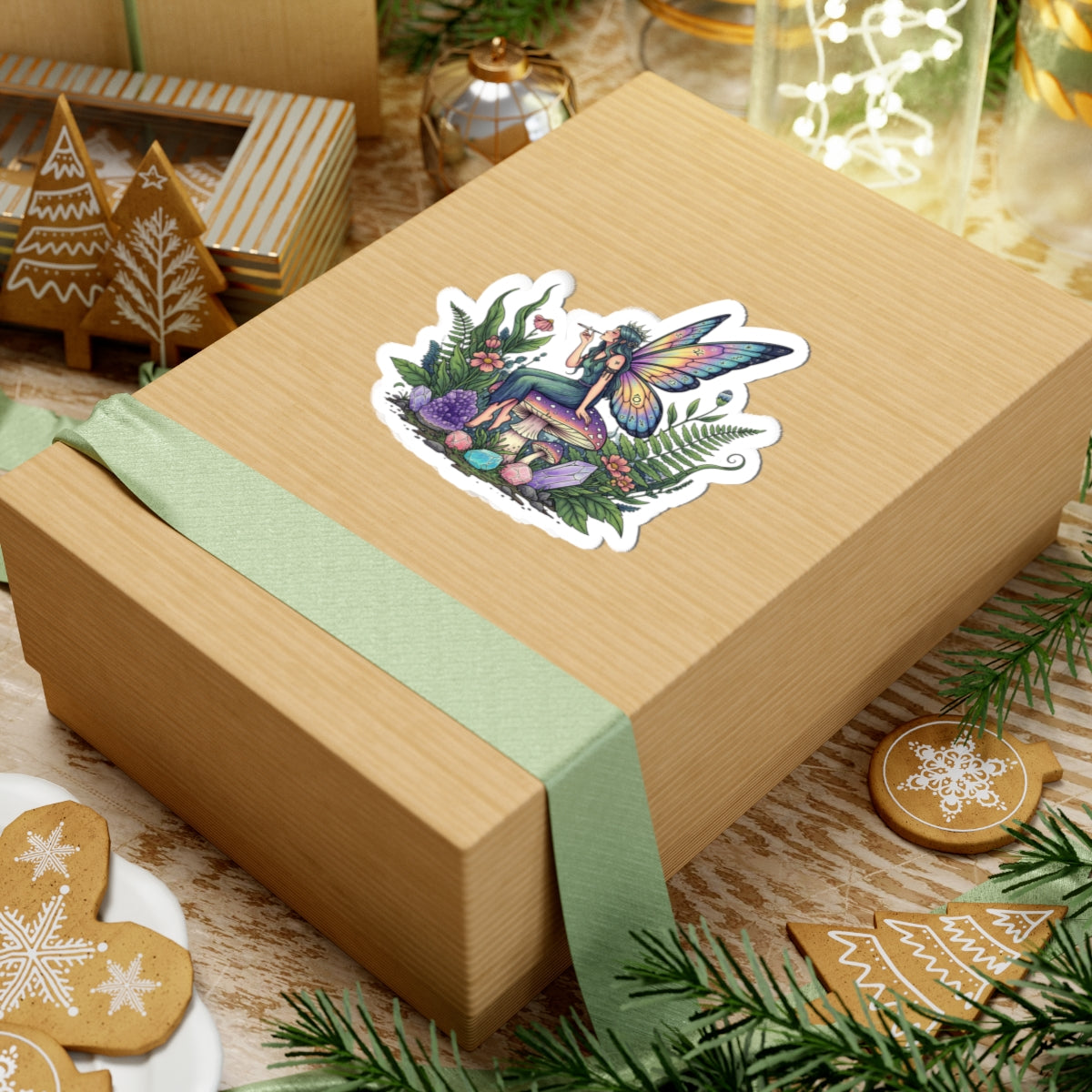 Forest Fairy Kiss-Cut Sticker