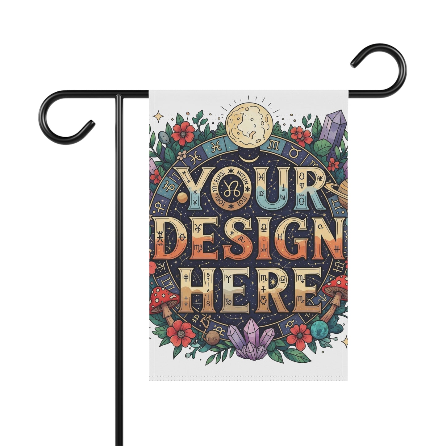 Customizable Garden & House Banner, Personalized Outdoor Decor.