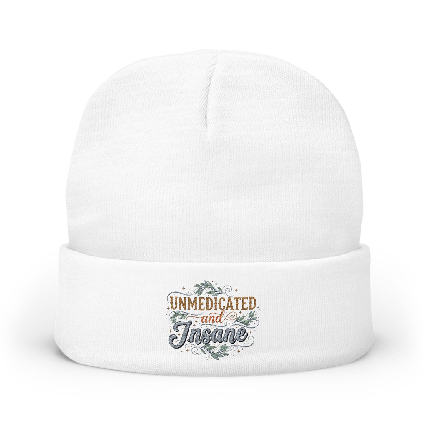 Unmedicated and Insane: Knit Beanie