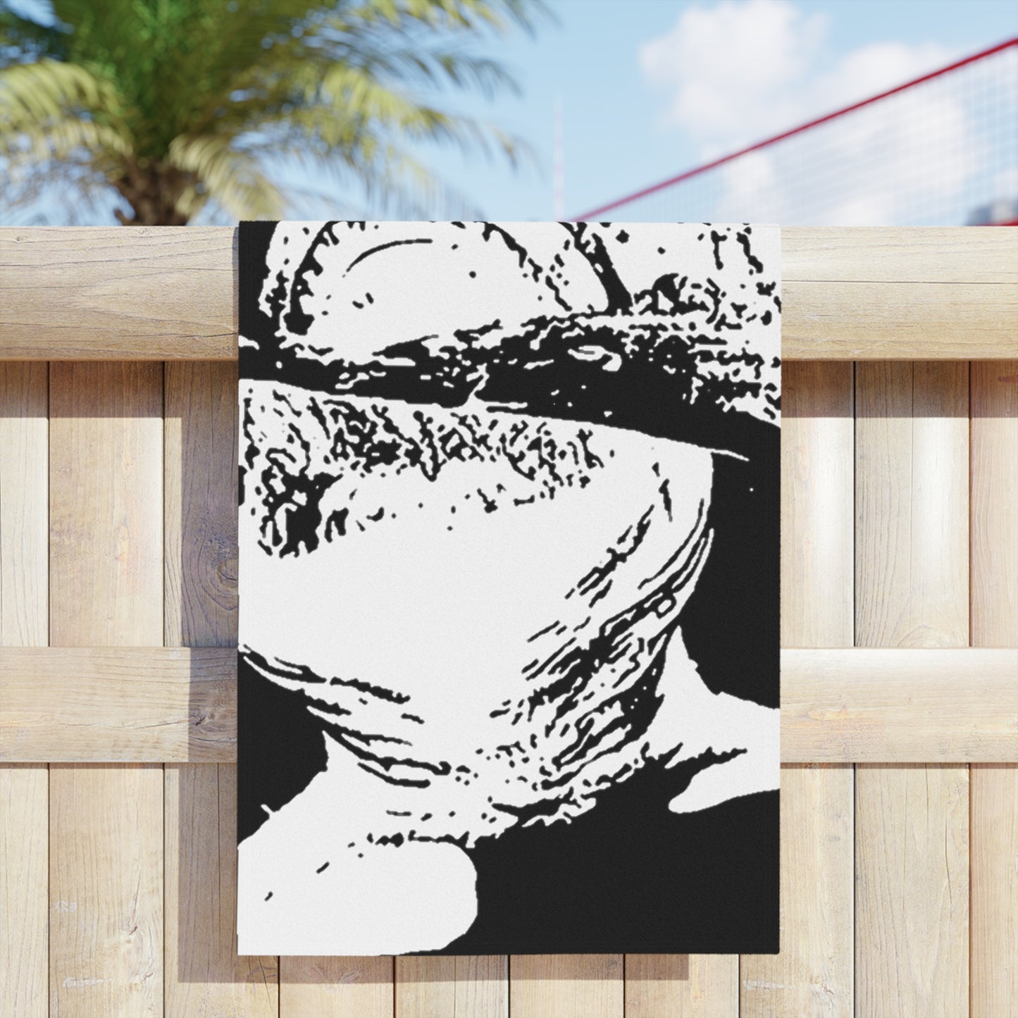 Hand Drawn Shark Beach Towel