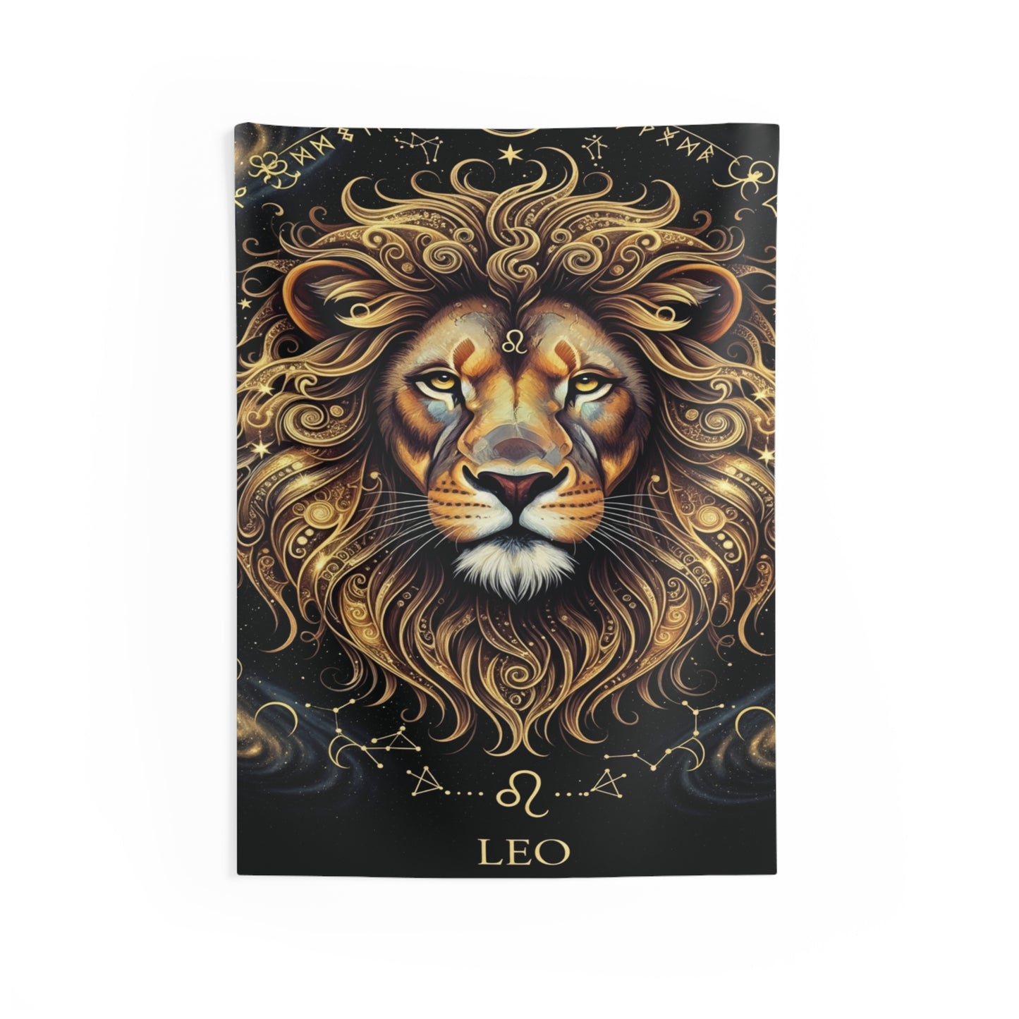 Zodiac Wall Tapestry, Astrology Decor.