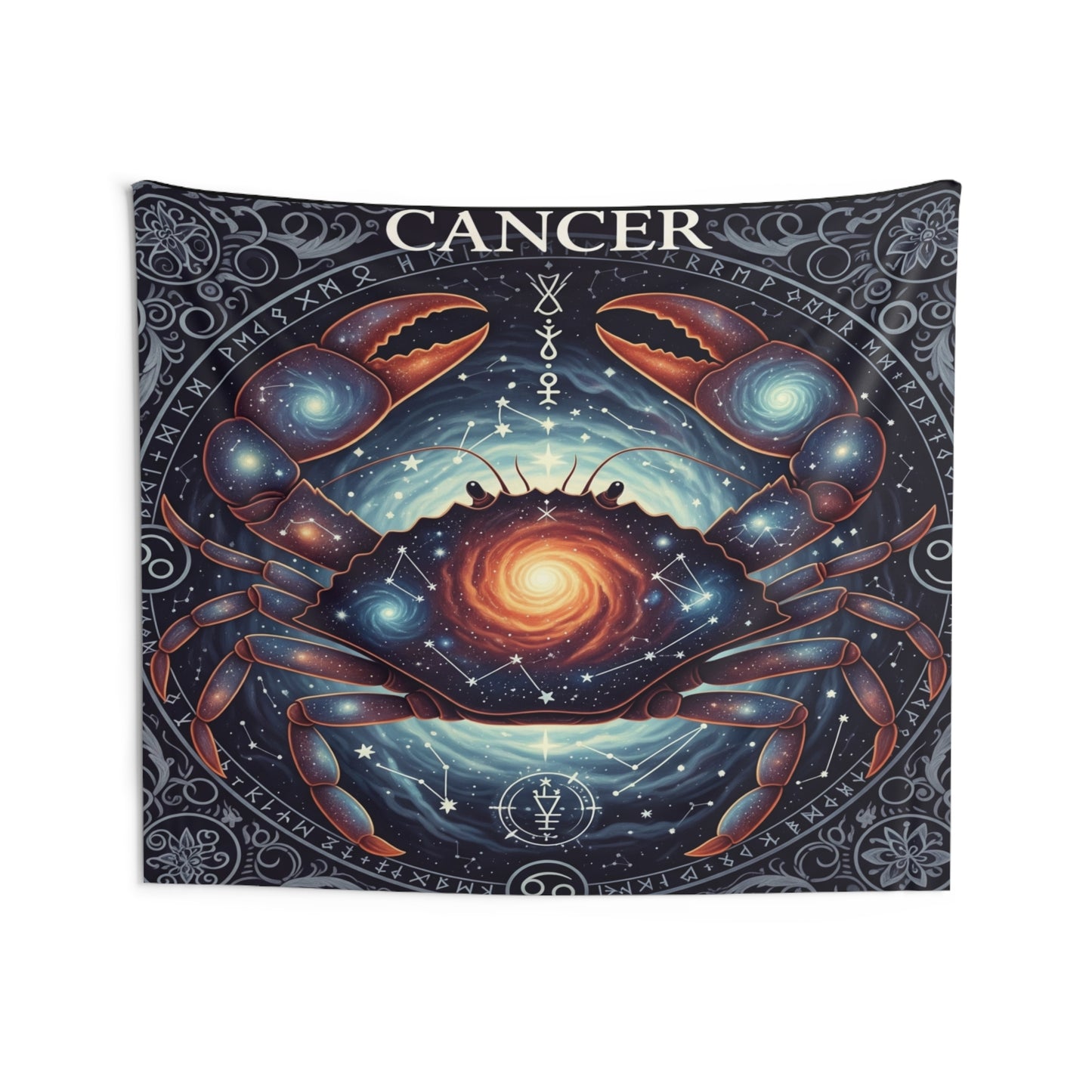 Zodiac Wall Tapestry, Astrology Decor.