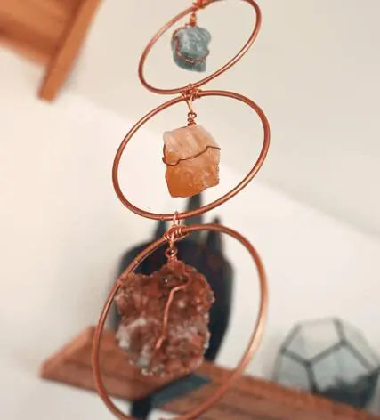 Raw Crystal 7 Gemstone Wall Decor