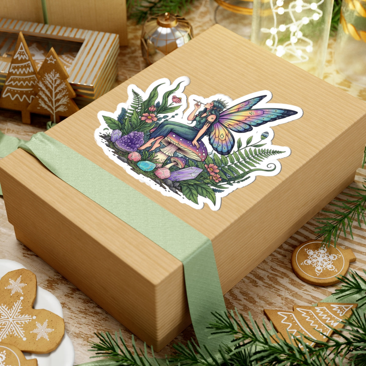 Forest Fairy Kiss-Cut Sticker
