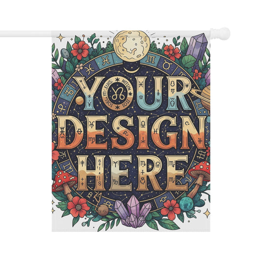Customizable Garden & House Banner, Personalized Outdoor Decor.