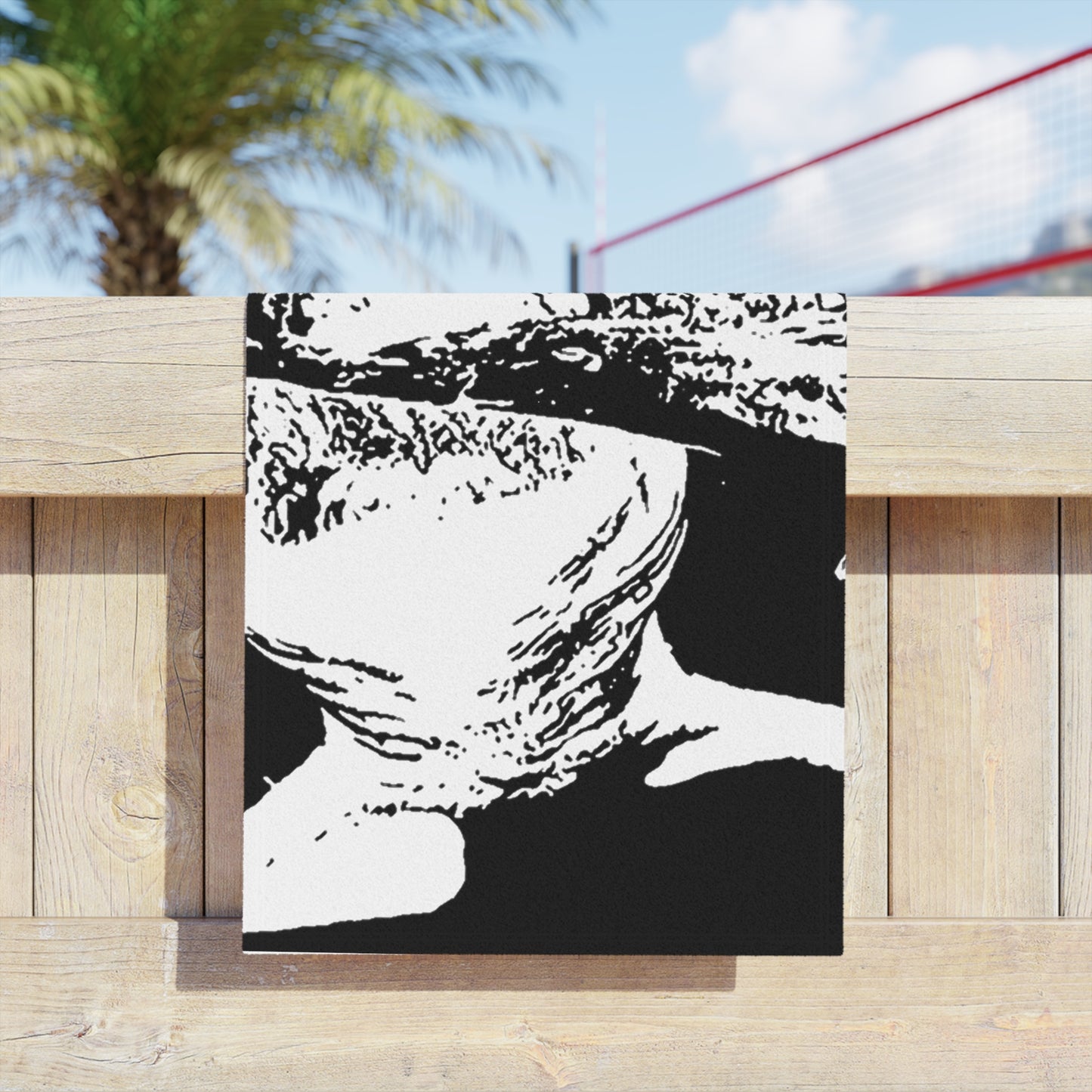 Hand Drawn Shark Beach Towel