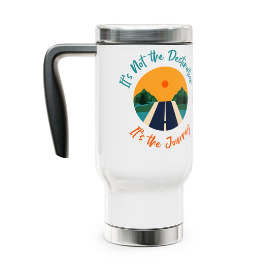 Enjoy The JourneyTravel Mug with Handle, 14oz