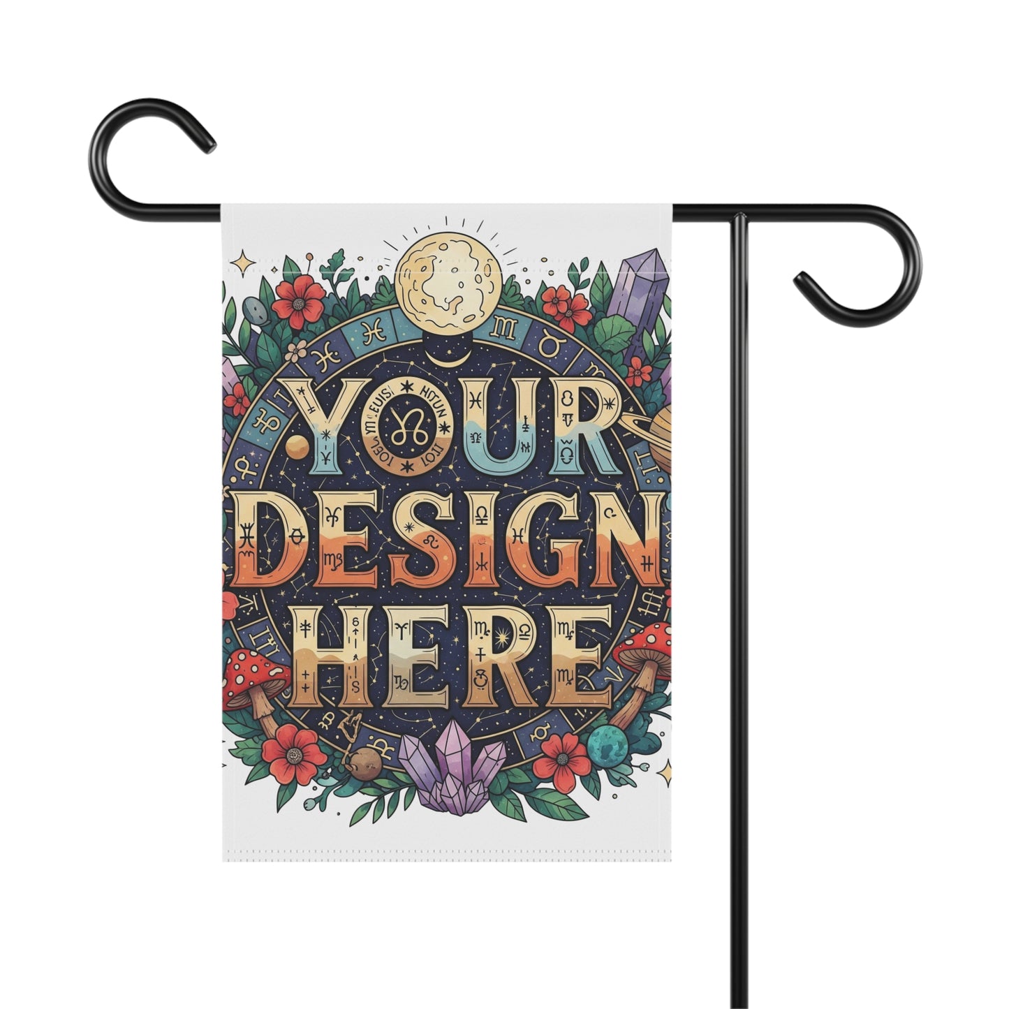 Customizable Garden & House Banner, Personalized Outdoor Decor.