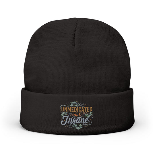 Unmedicated and Insane: Knit Beanie