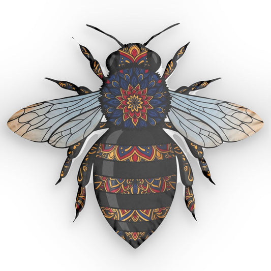 Mandala Bee Shaped Pillow