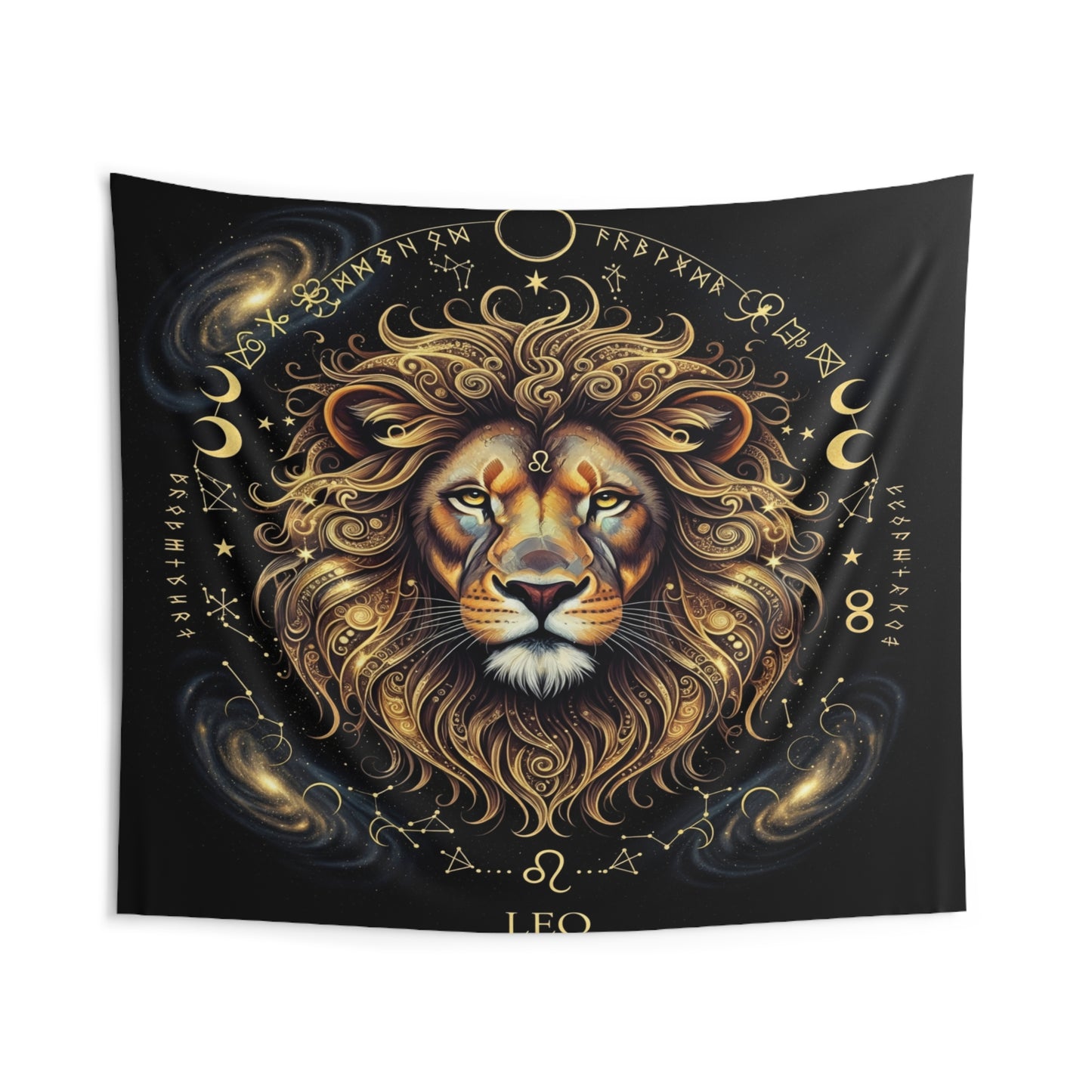 Zodiac Wall Tapestry, Astrology Decor.