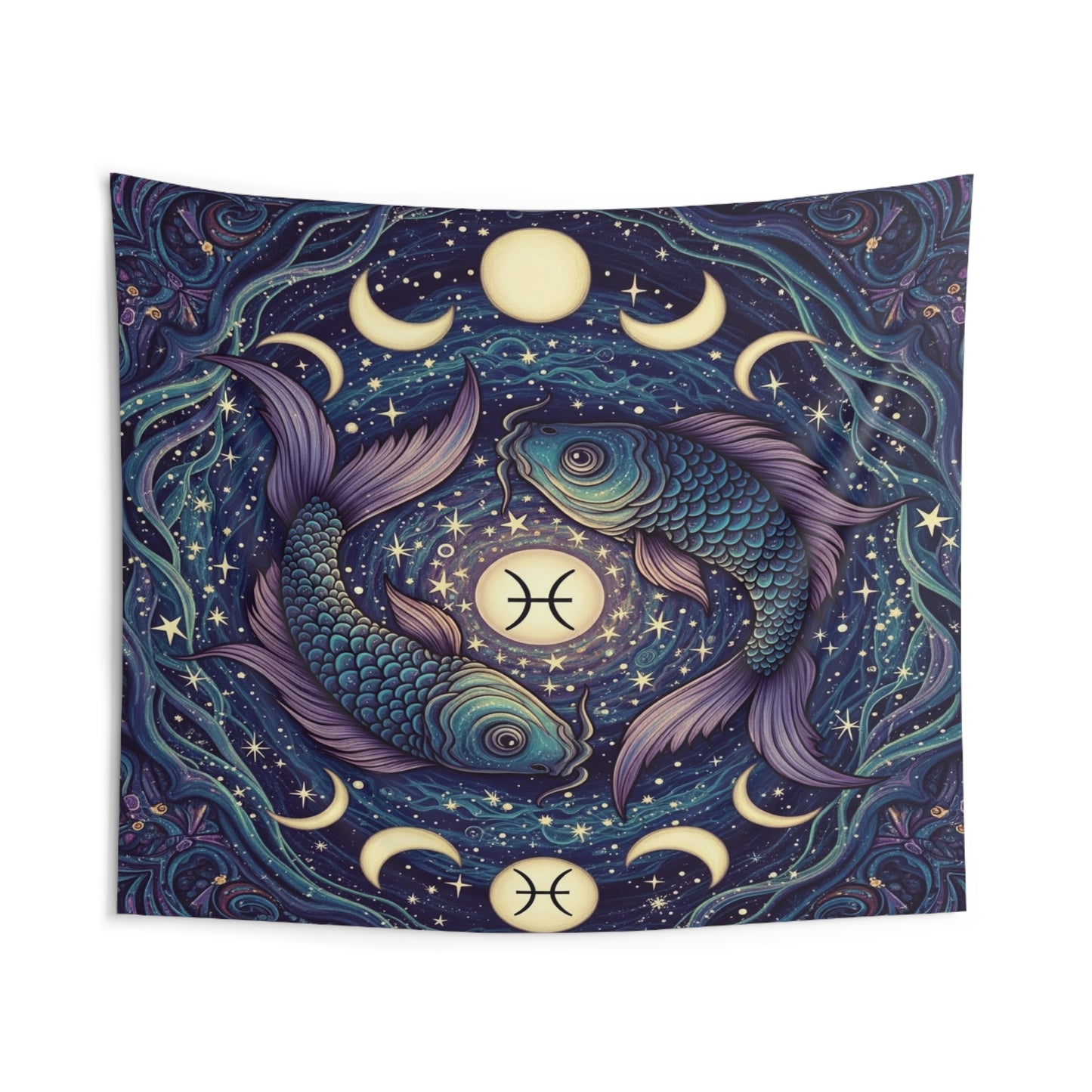 Zodiac Wall Tapestry, Astrology Decor.