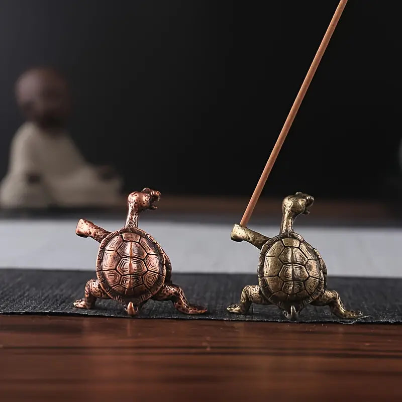 Turtle Shaped Incense Burner and Holder
