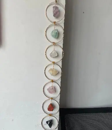 Raw Crystal 7 Gemstone Wall Decor