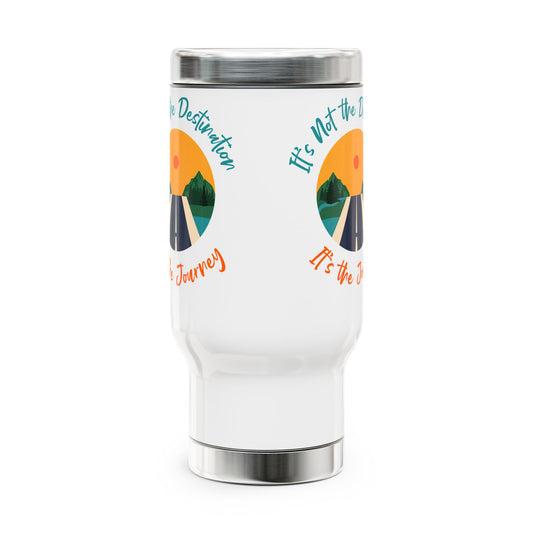 Enjoy The JourneyTravel Mug with Handle, 14oz