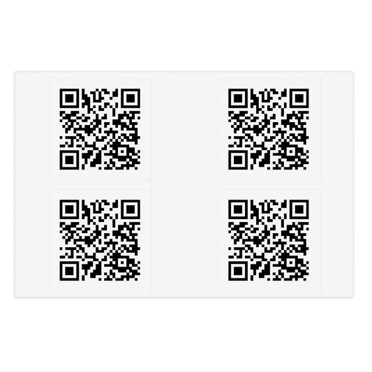 RIck Roll QR Code Stickers