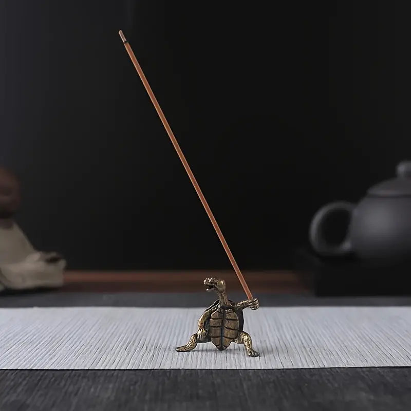 Turtle Shaped Incense Burner and Holder