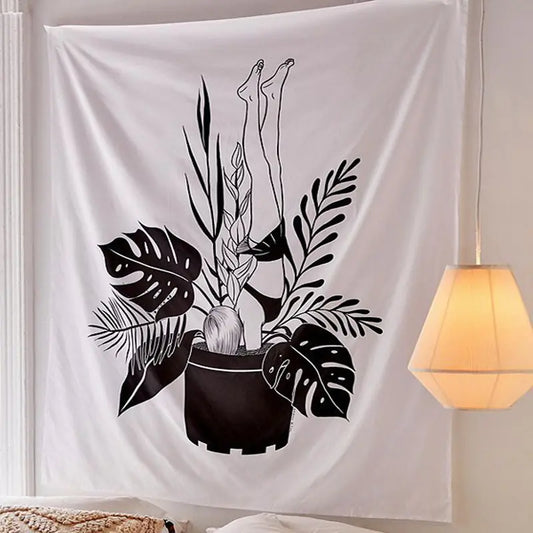 Nordic Room Wall Tapestry for Influencer Photography