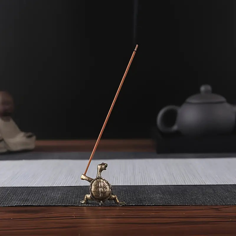 Turtle Shaped Incense Burner and Holder