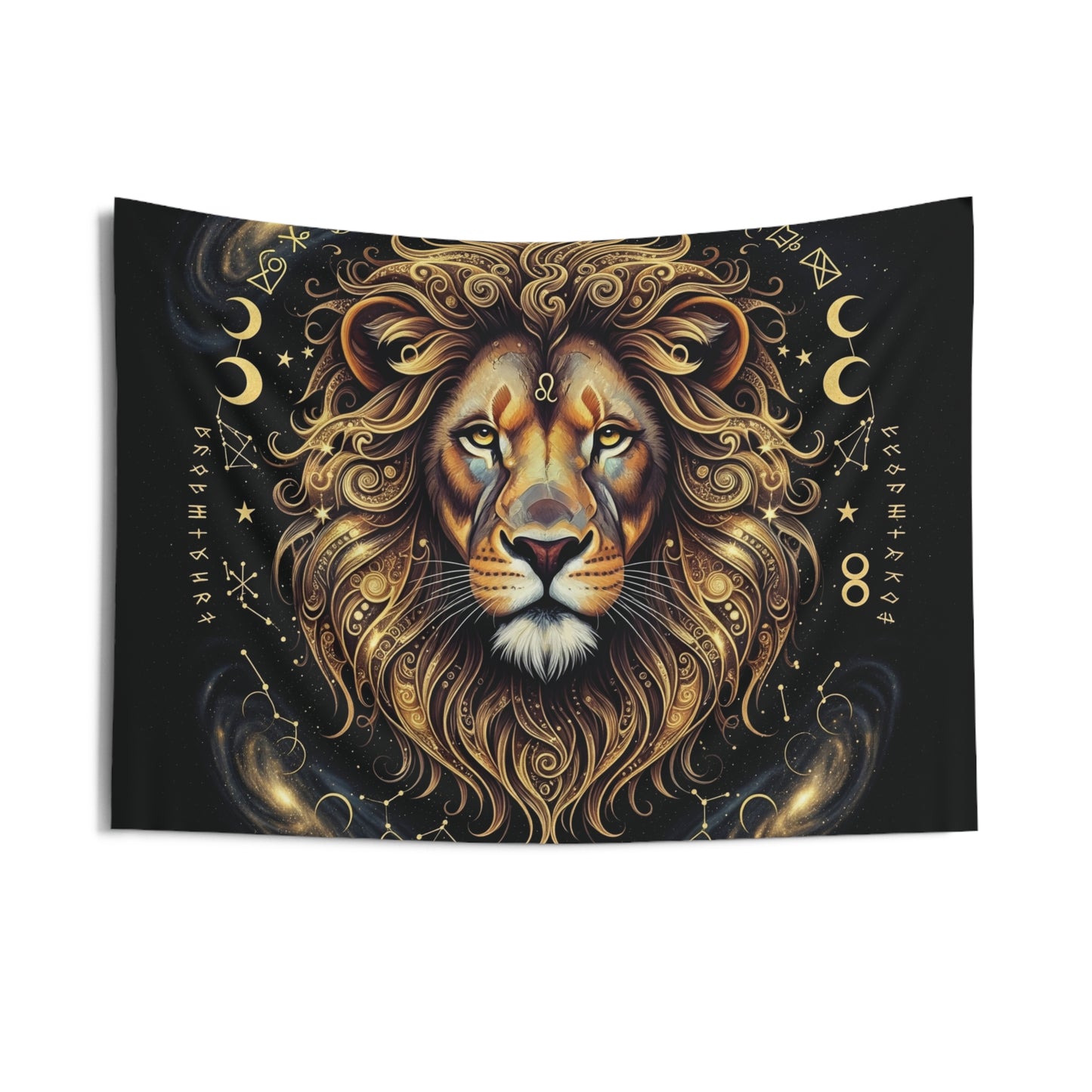 Zodiac Wall Tapestry, Astrology Decor.
