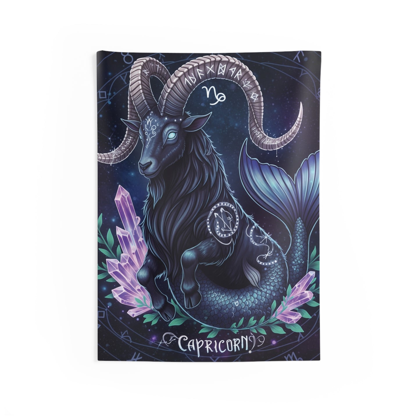 Zodiac Wall Tapestry, Astrology Decor.