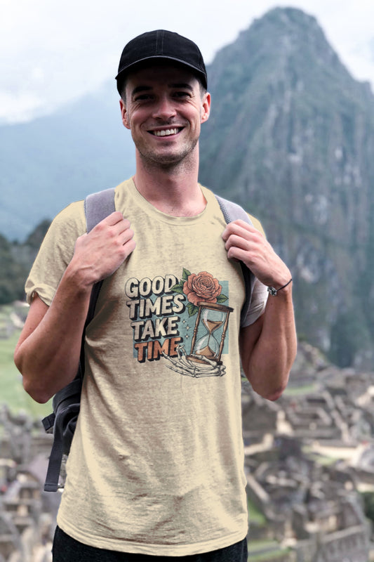 Good Times Take Time Vintage Tee