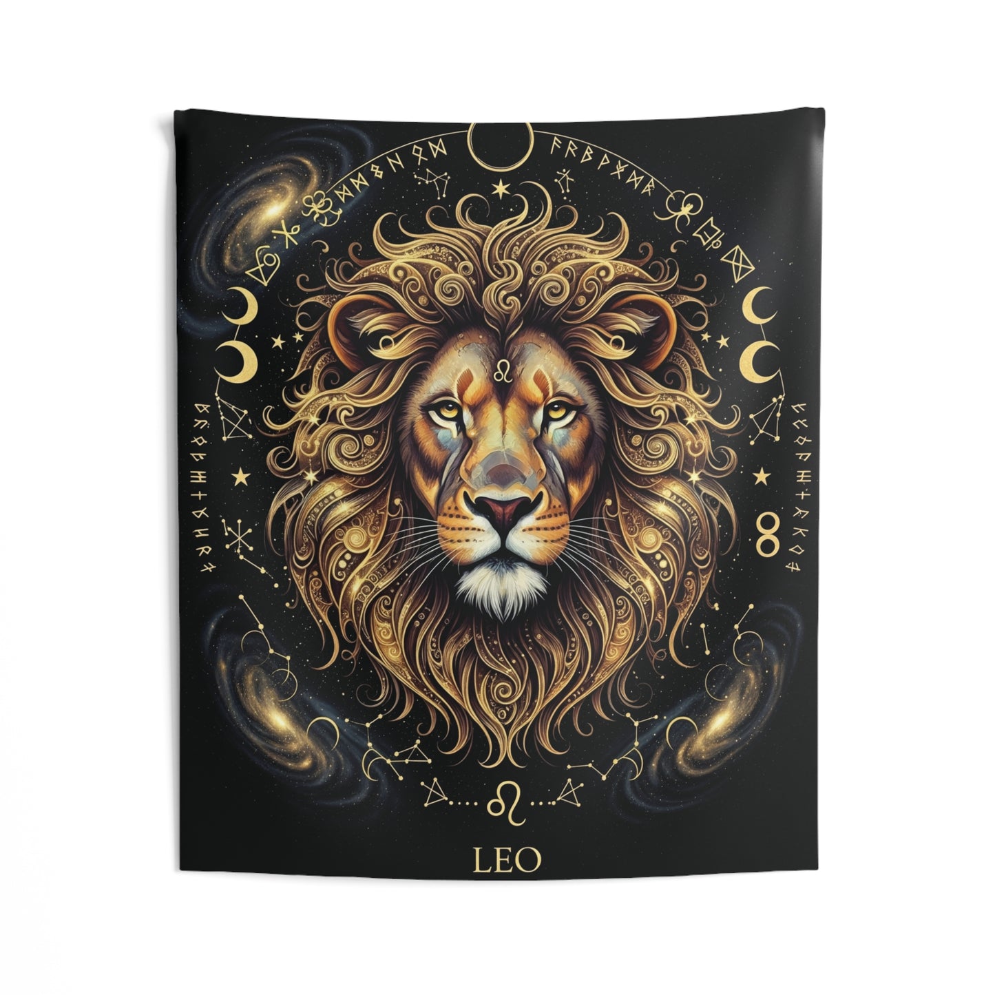 Zodiac Wall Tapestry, Astrology Decor.