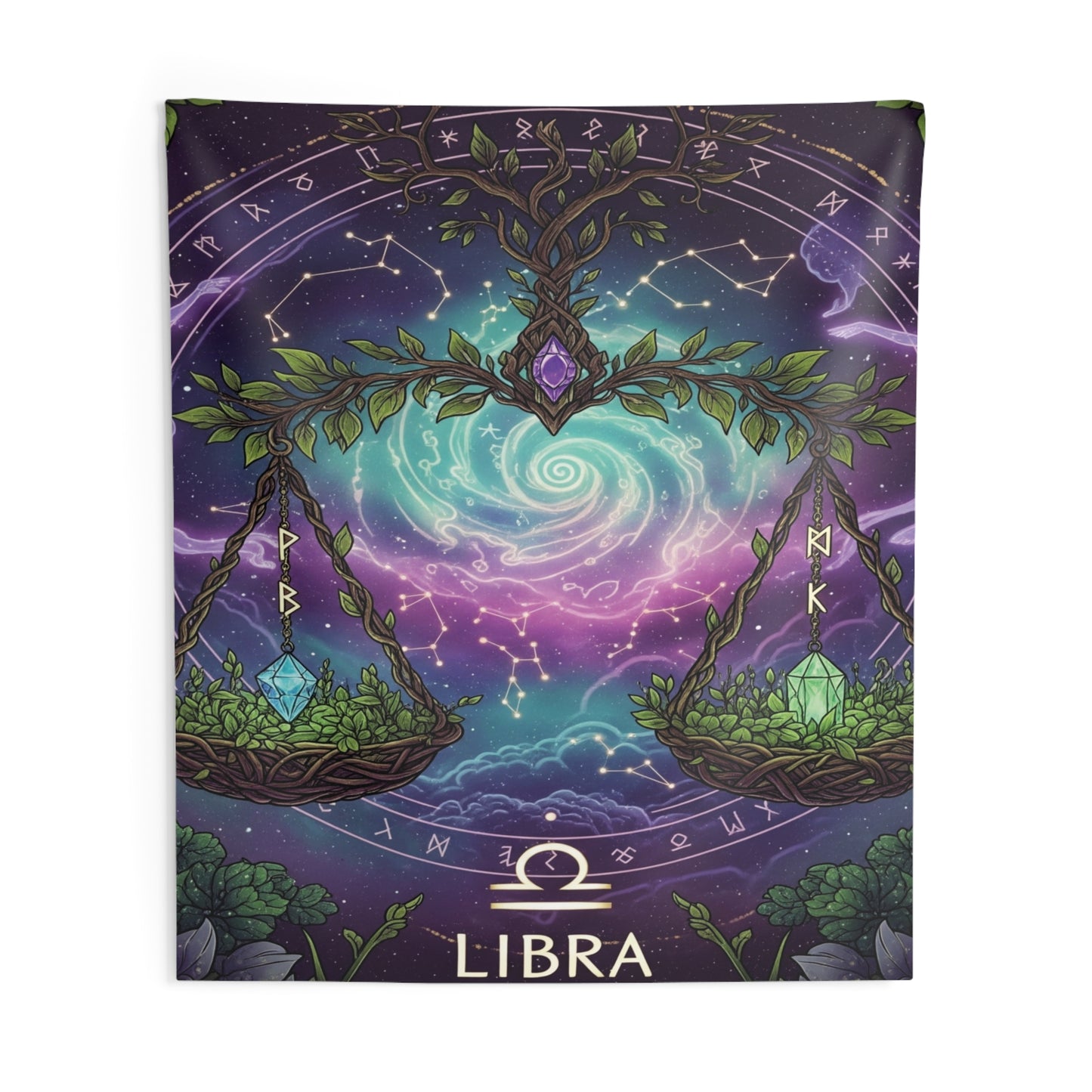 Zodiac Wall Tapestry, Astrology Decor.