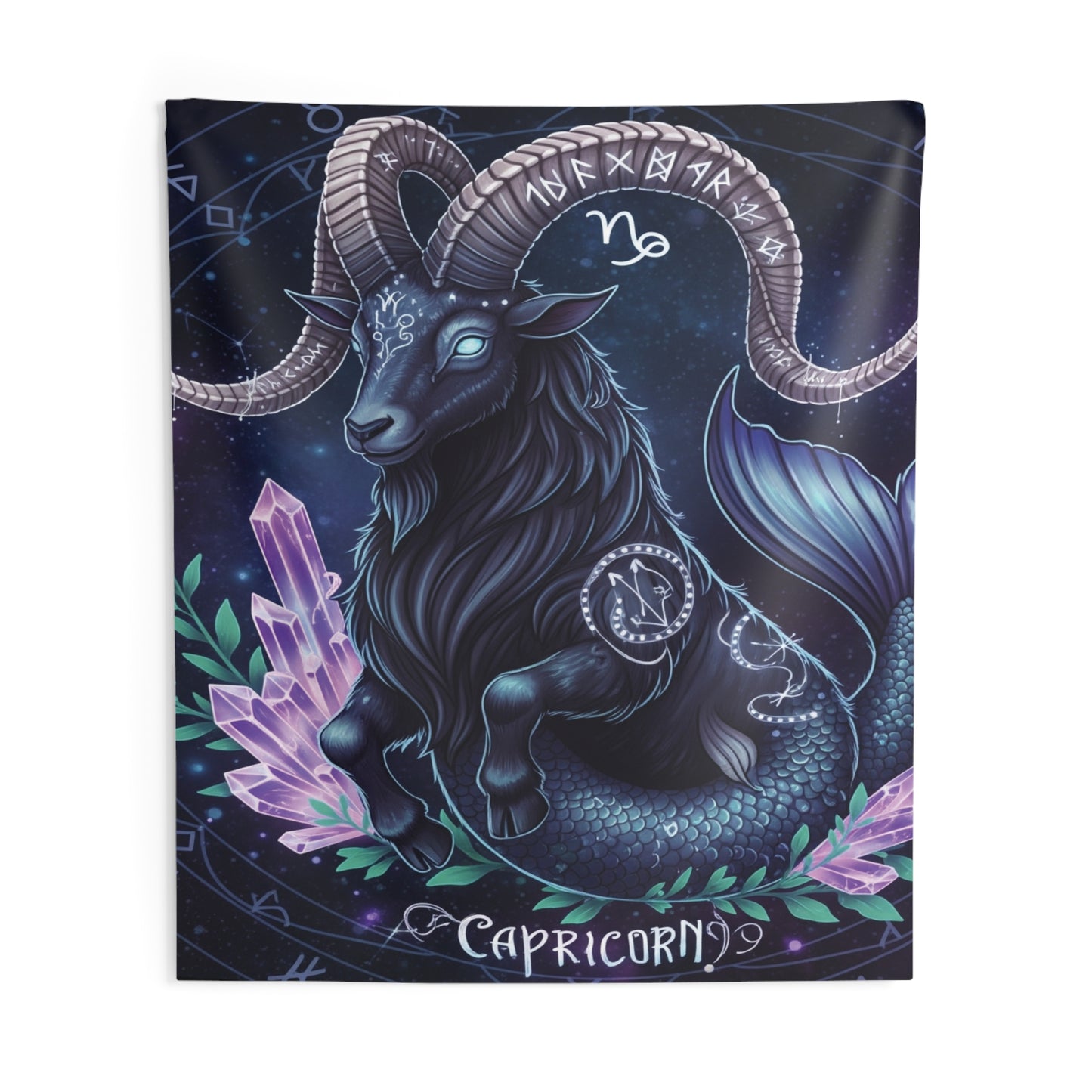 Zodiac Wall Tapestry, Astrology Decor.