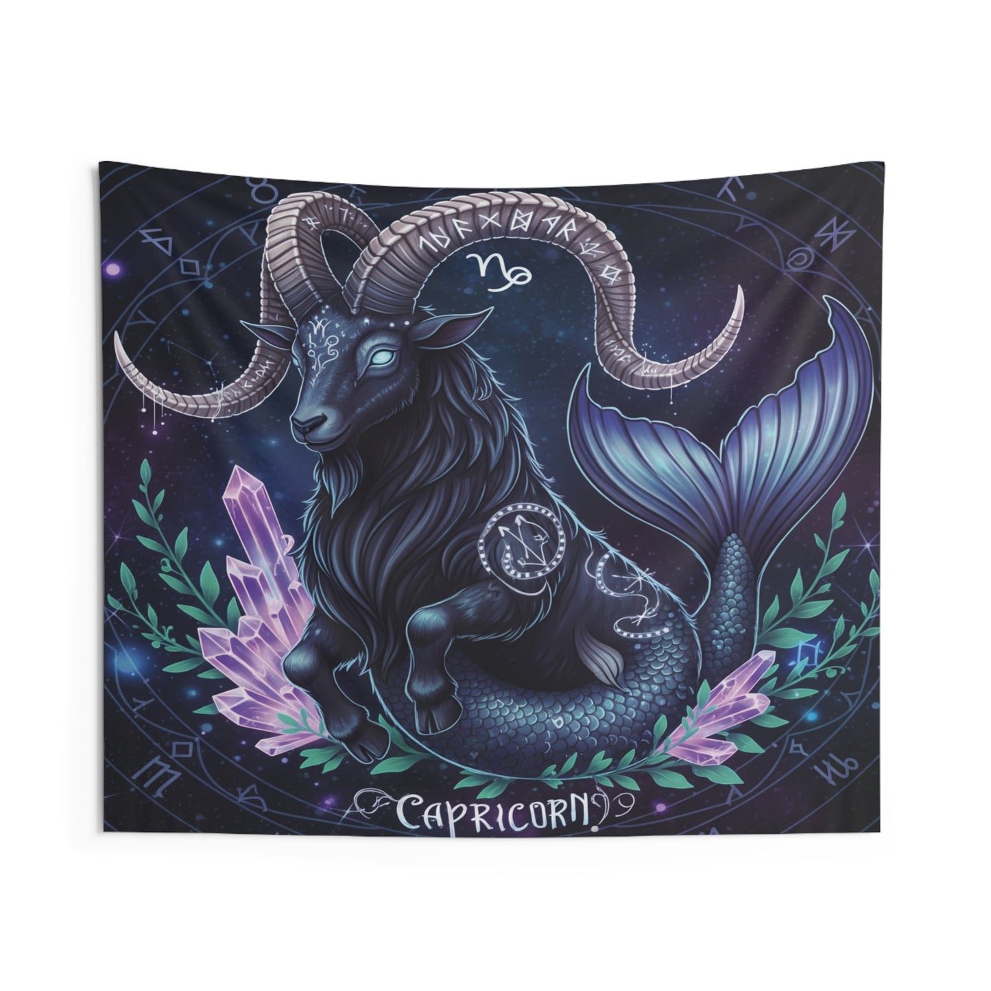 Zodiac Wall Tapestry, Astrology Decor.