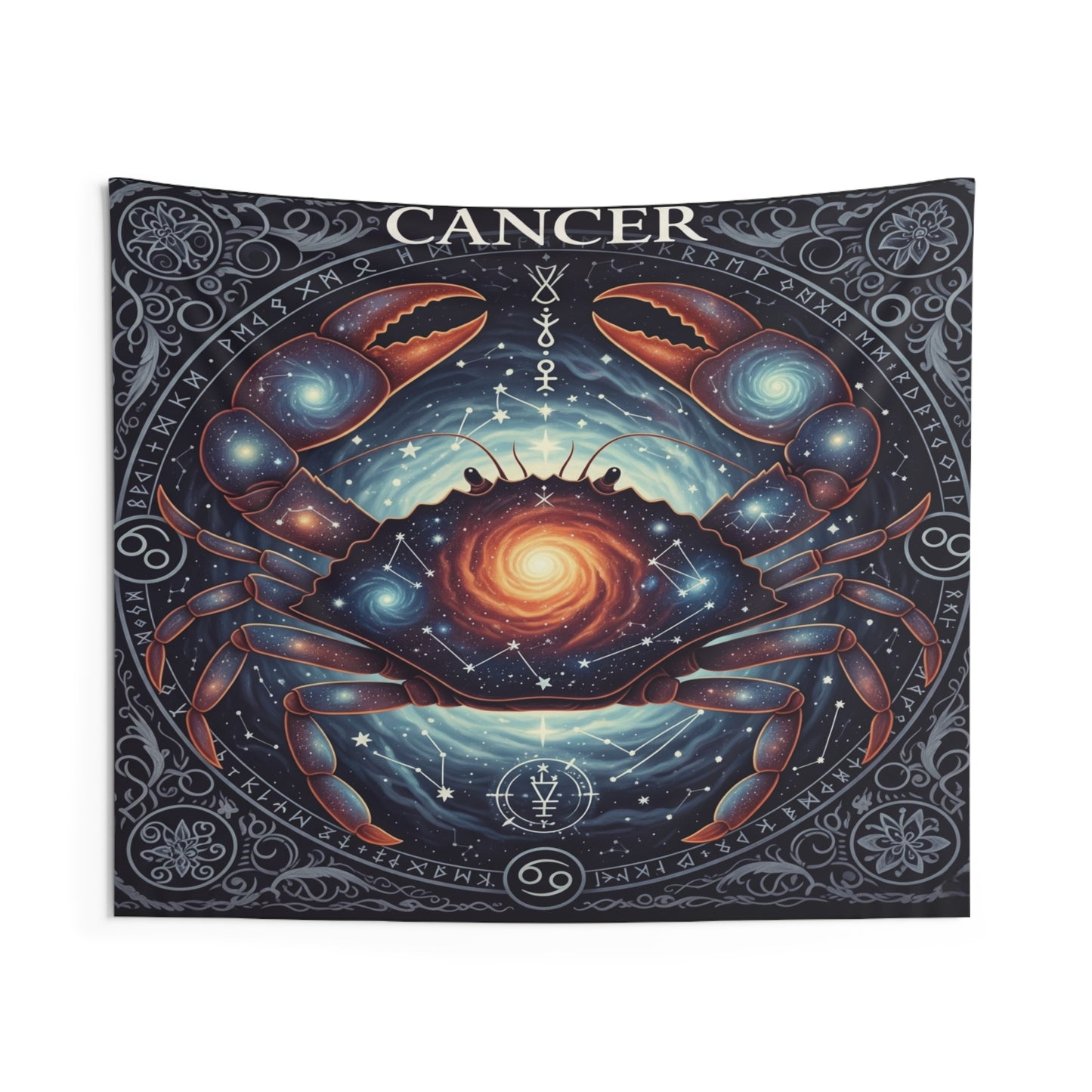 Zodiac Wall Tapestry, Astrology Decor.