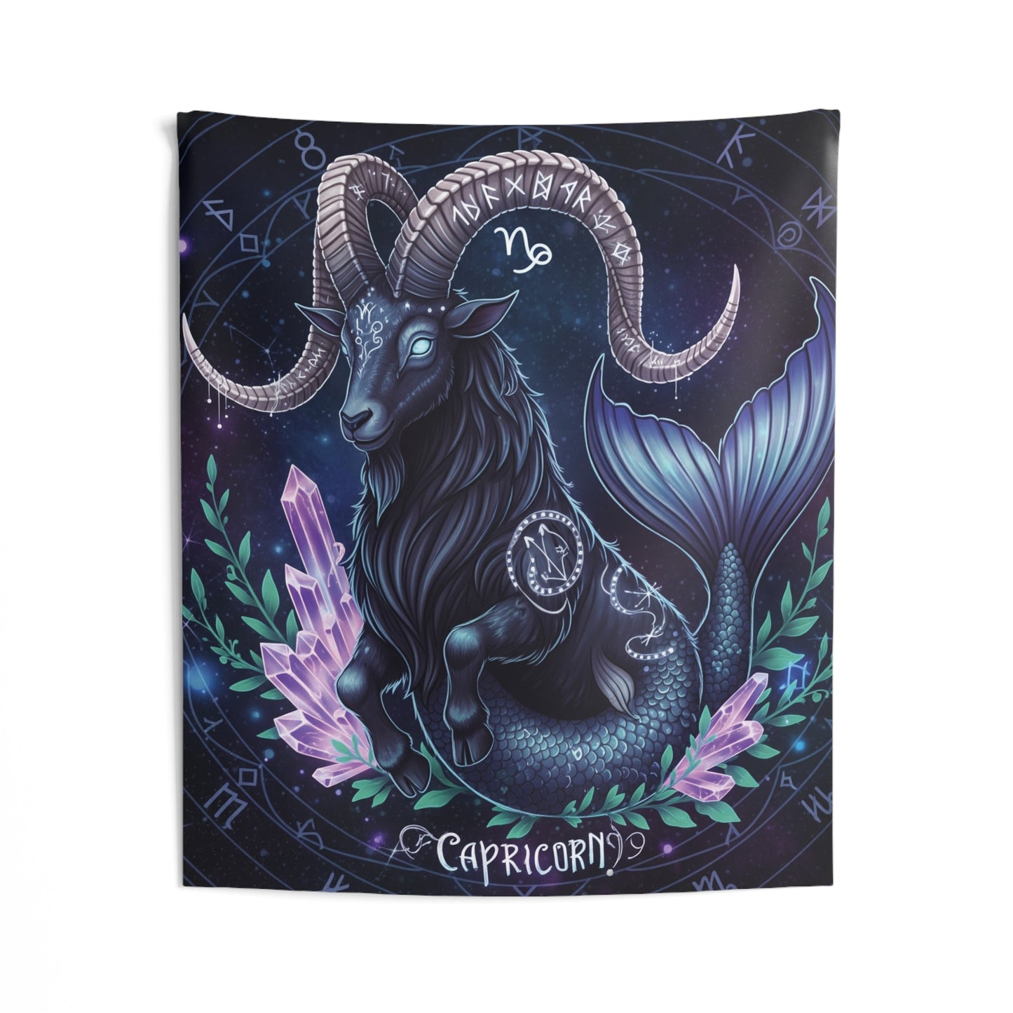 Zodiac Wall Tapestry, Astrology Decor.