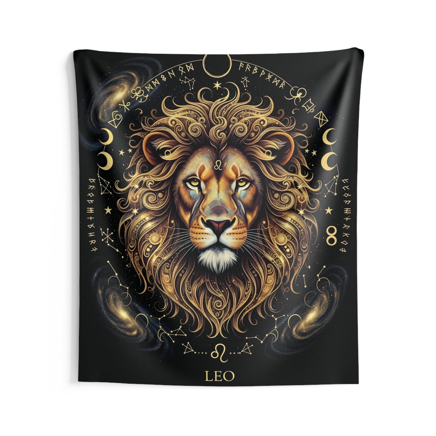 Zodiac Wall Tapestry, Astrology Decor.