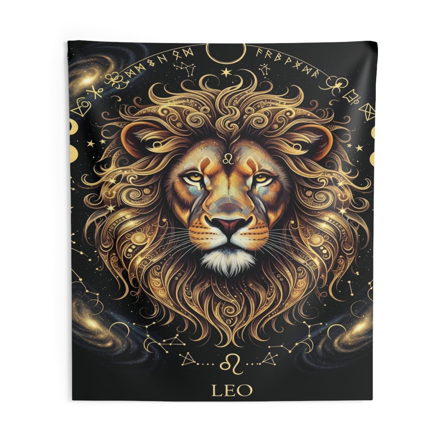 Zodiac Wall Tapestry, Astrology Decor.