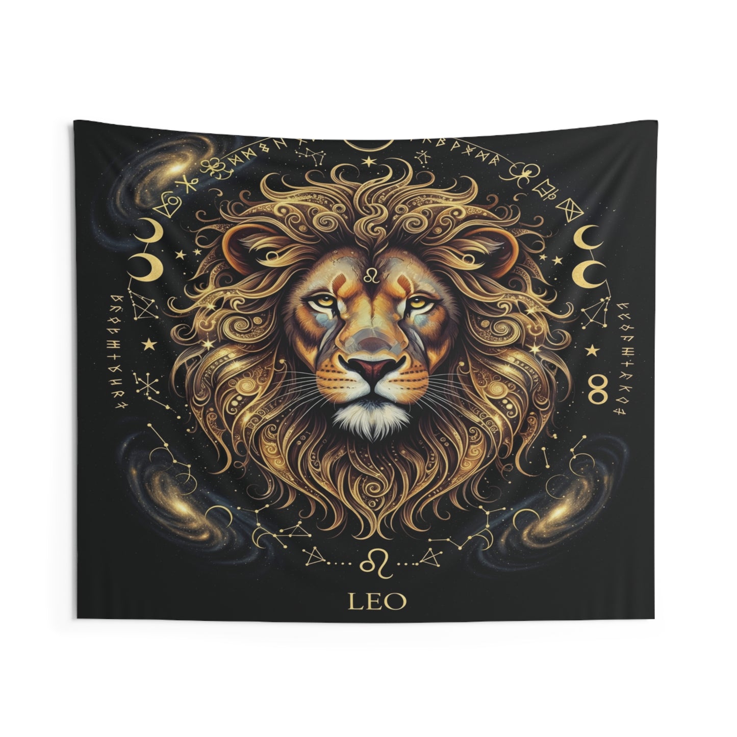 Zodiac Wall Tapestry, Astrology Decor.