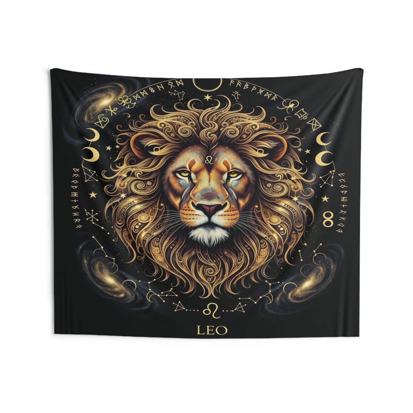 Zodiac Wall Tapestry, Astrology Decor.